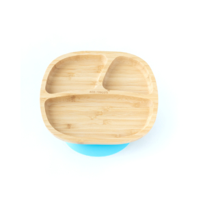 Gyermek bambusz tányér - Kék Eco Rascals