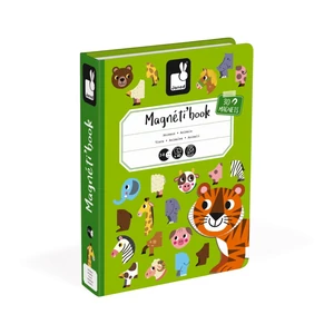 Mágneses könyv - állatok - Janod 02723