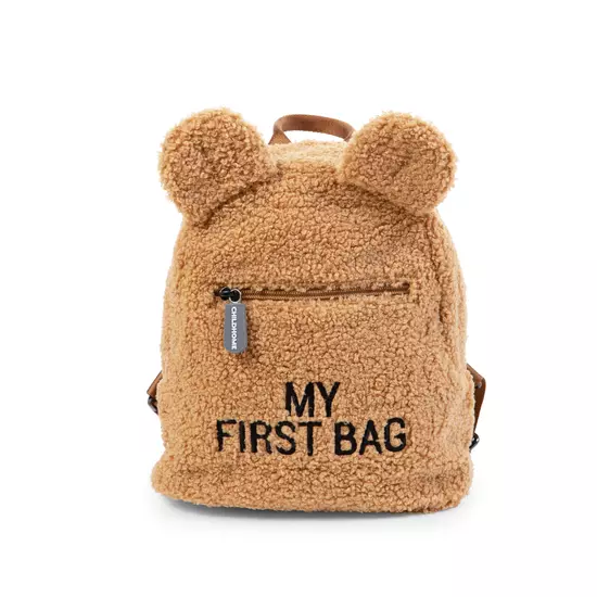 “My First Bag” Gyermek Hátizsák – Plüss – Barna - Childhome