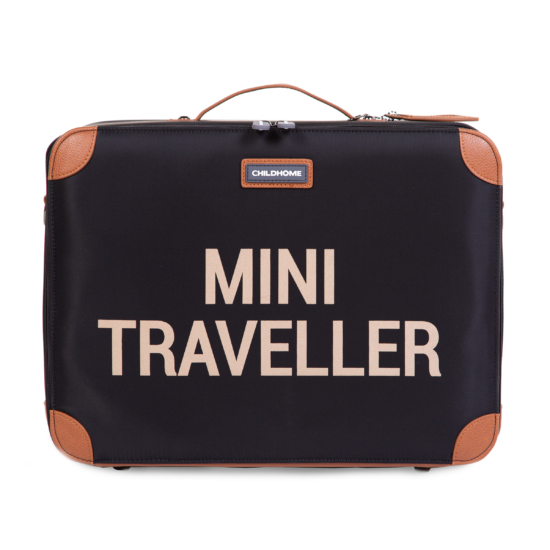 “Mini Traveller” Utazótáska – Fekete/Arany - Childhome