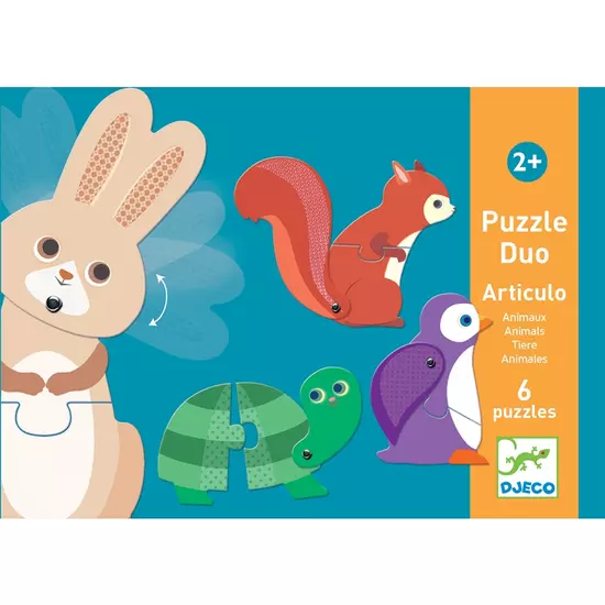Párositó puzzle - Állatok - Articulo Animals - Djeco