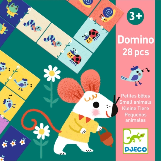 Dominó játék - Kicsi állatok - Domino Small animals - Djeco