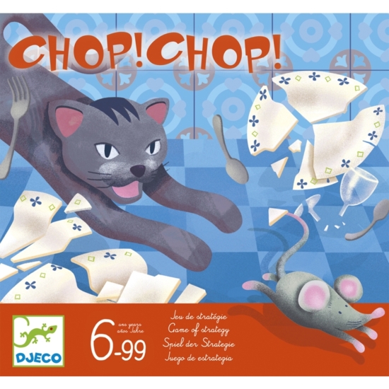 Társasjáték - Macska-egér játék - Chop Chop - Djeco