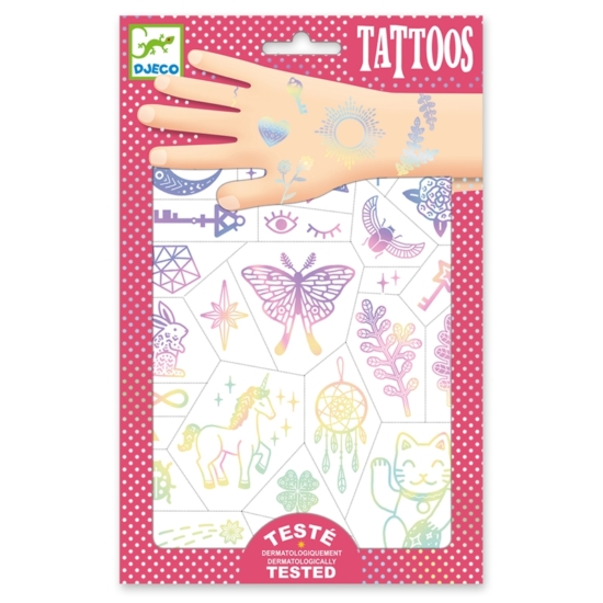Tetováló matrica - Szerencse - Lucky charms - Djeco