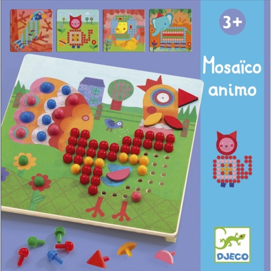 Pötyi mozaik - Állatok - Mosaico Animo - Djeco