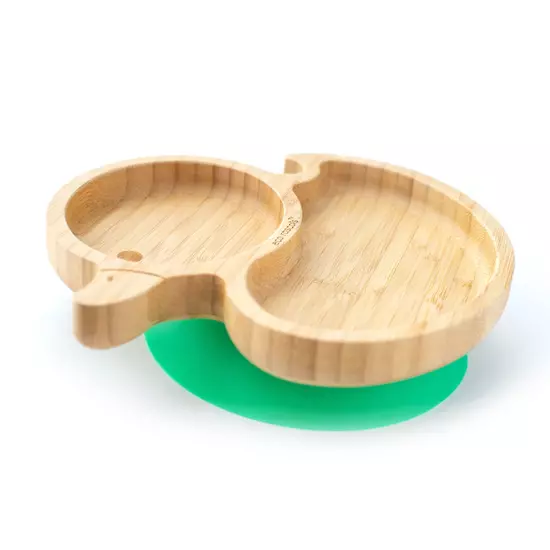 Kacsa bambusz tányér - Zöld Eco Rascals