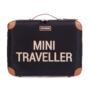 Kép 1/8 - “Mini Traveller” Utazótáska – Fekete/Arany - Childhome