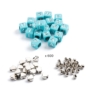 Kép 2/3 - Ékszerkészítő készlet - Betű gyöngyök, ezüst - Alphabet beads, Silver - Djeco