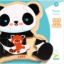 Kép 2/2 - Fa puzzle - Panda, 9 db-os - Puzzlo Panda - Djeco
