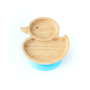 Kép 2/4 - Kacsa bambusz tányér - Kék Eco Rascals