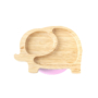 Kép 2/4 - Elefánt bambusz tányér - Rózsaszín Eco Rascals